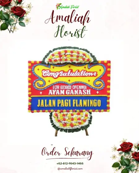 Sewa Papan Bunga Kelapa Tiga